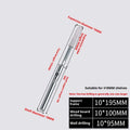 Hidden shelf support, galvanised steel one-line invisible bracket for wall bookshelf, 10x100mm and 10x160mm sizes
