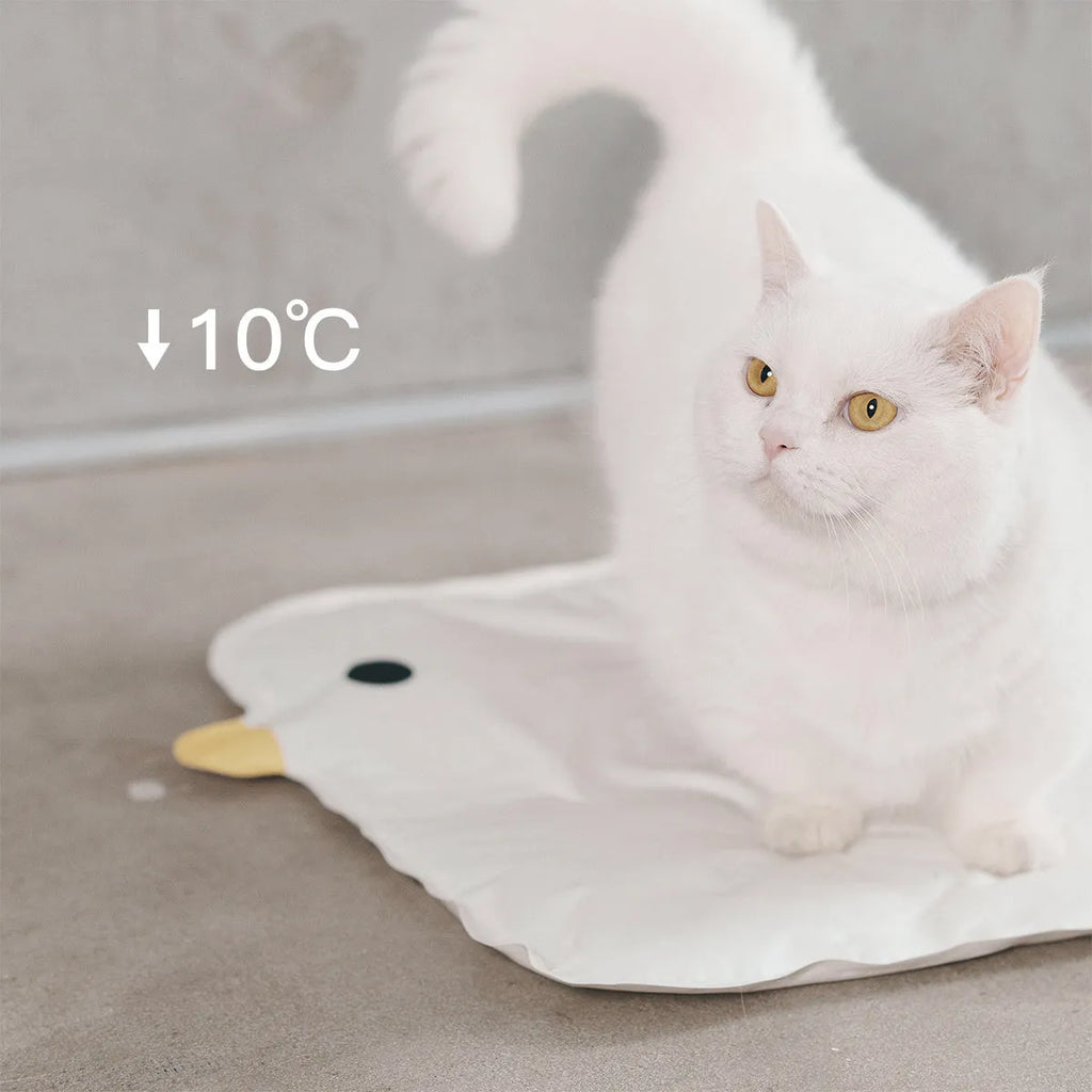 Washable pet cooling mat for dogs and cats in chick and oval size options