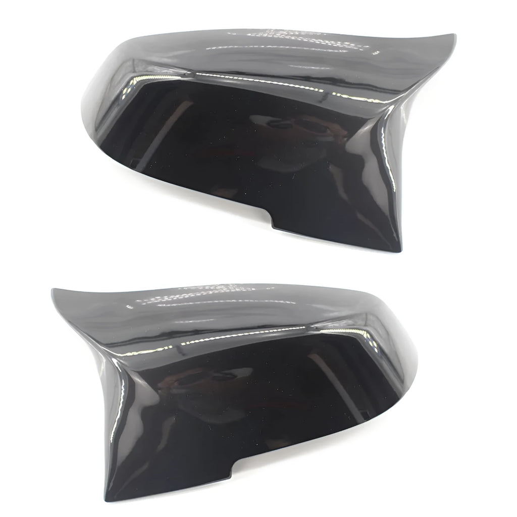 Paint bright black modified horn rearview mirror shell for BMW 3 Series and 4 Series F-model cars.