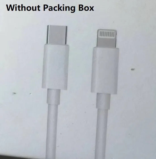 White 20W USB-C Power Delivery fast charger with British plug and coiled USB-C cable.