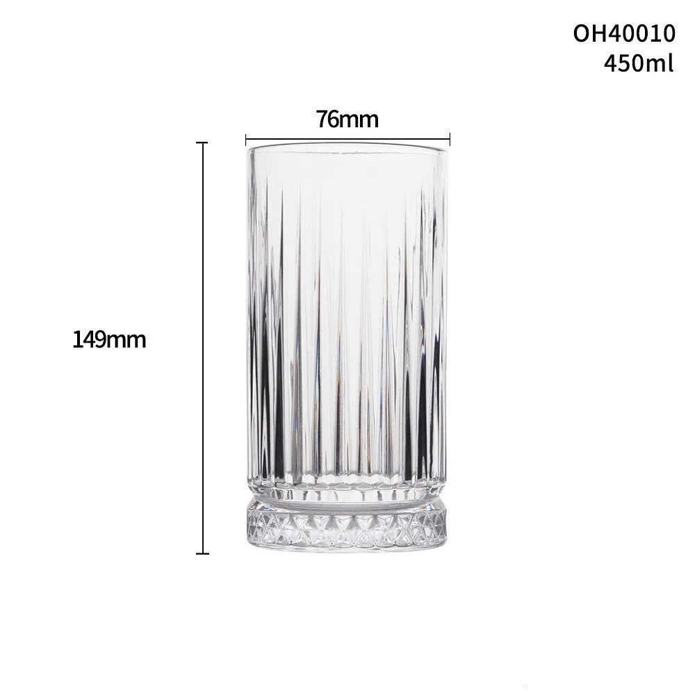 Crystal whiskey shot glass with thick bottom, shown in selected colour style.
