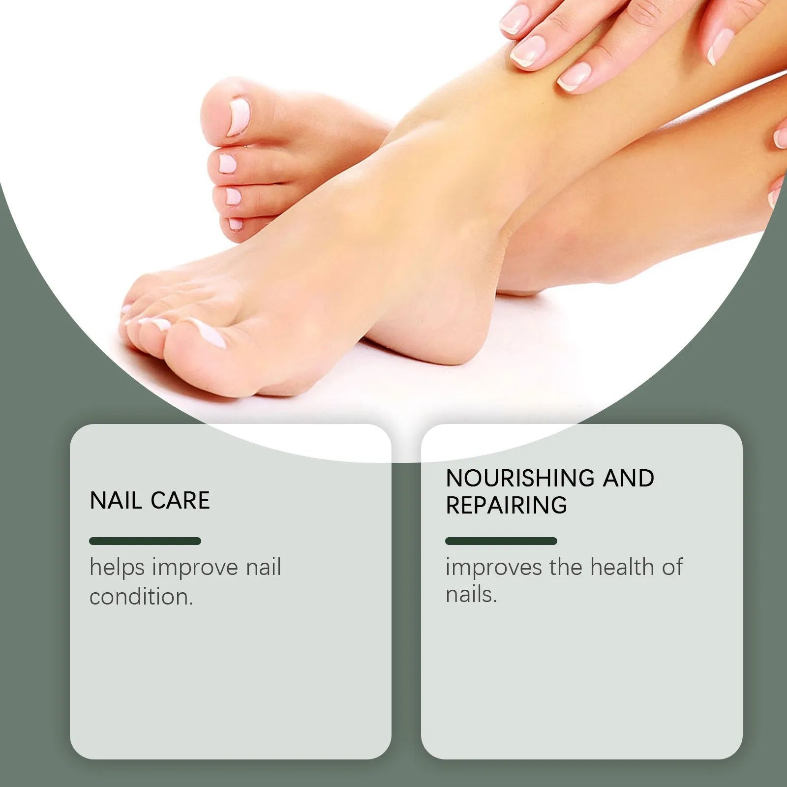 30ml bottle of mild brightening nourishing nail care solution