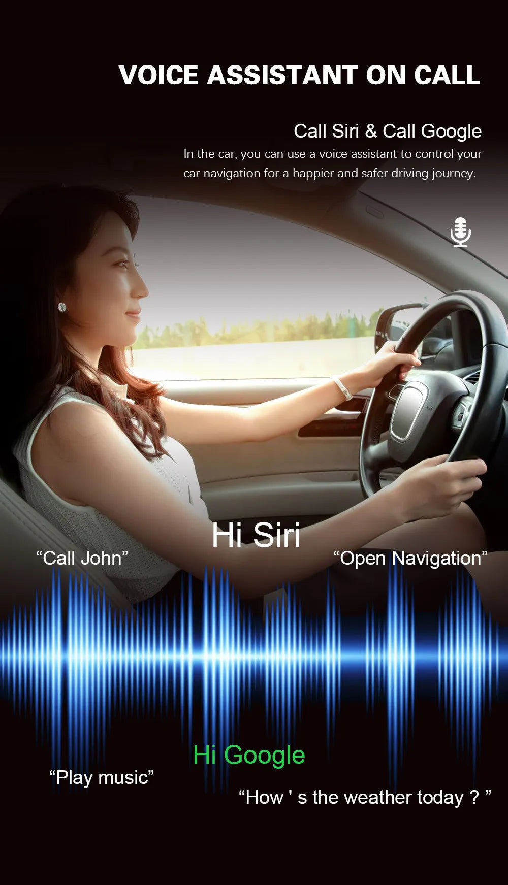Android smart car upgrade box with ABS plastic casing measuring 81mm wide