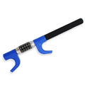 Alloy steel car steering wheel U-lock with password combination mechanism in black, blue, and red colour options