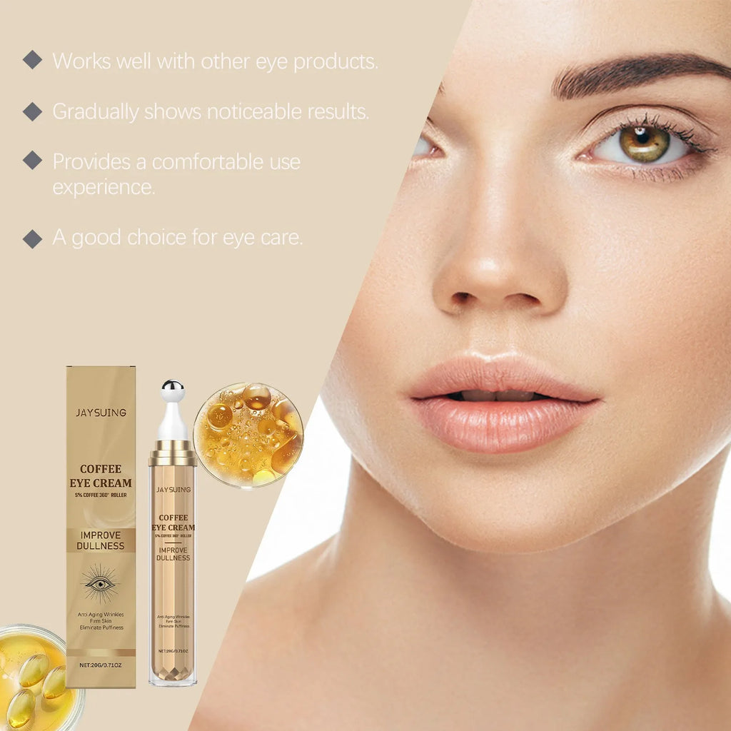 20g container of caffeine eye cream for dark circle and puffiness treatment