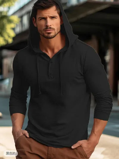 Casual cotton sports hoodie pullover top in apricot colour on a hanger