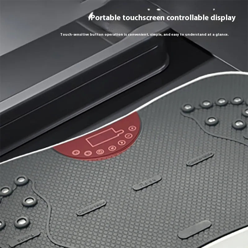 Intelligent remote control sports fitness power plate in black or pink colour with massage magnet function