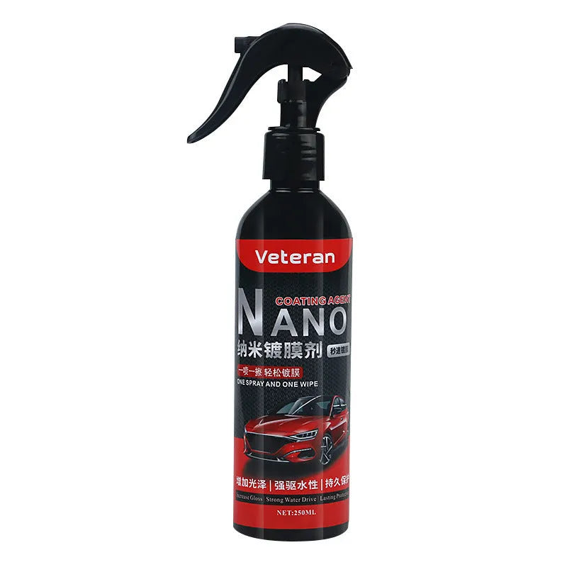 Car coating spray bottle for quick polishing and protective maintenance