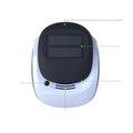Car air purifier aroma diffuser ABS 18x15cm black automatic sliding lid negative ion active oxygen