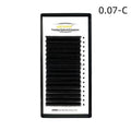 16-row dense false eyelashes in mink hair material showing length options from 8mm to 18mm