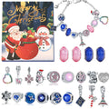 Christmas bead string jewellery gift box with electroplated alloy beads and cartoon style in multiple colour variants