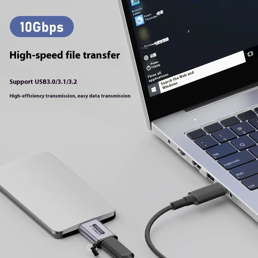 USB AM male to Micro-B male adapter for connecting legacy devices