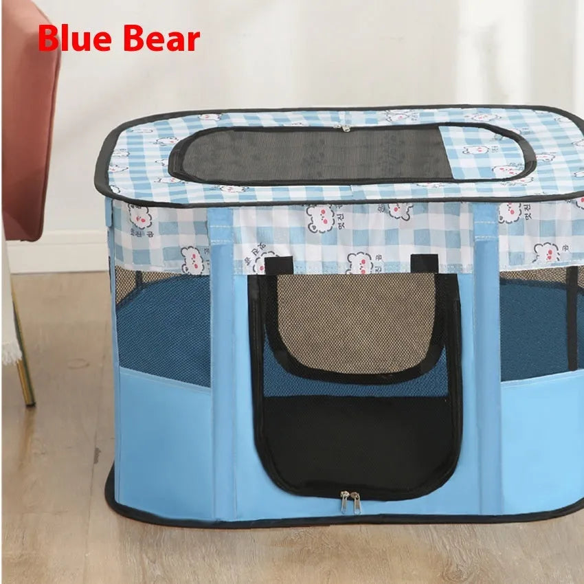 Breathable cloth cat delivery room pet tent in yellow carrot design with size M dimensions