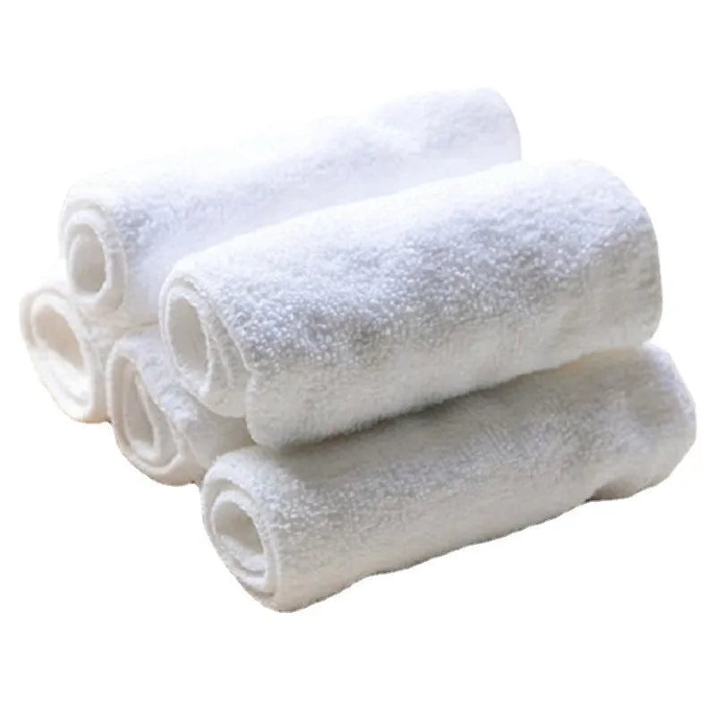 White washable microfiber diaper absorbent pad for babies 33x13cm two-layer design