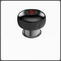 Smart electric vacuum cupping massage device with LCD display and control buttons on a black and blue body.