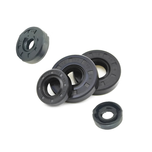 6 piece motorcycle rubber engine oil seal kit for AG100 with multiple size options
