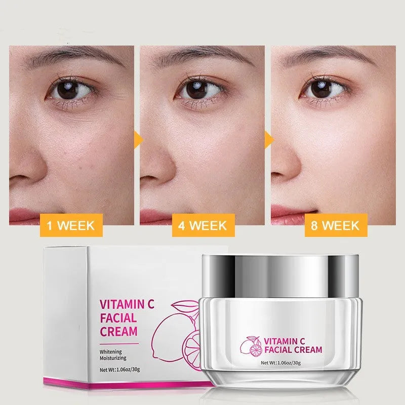 30g Vitamin C Face Cream jar with universal skin type label