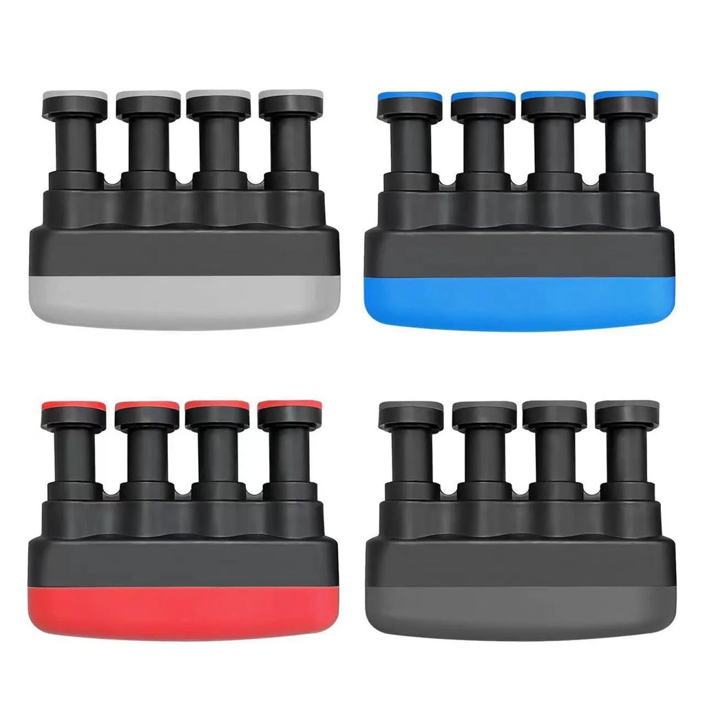 Finger strength trainer PP material 9x2x7cm in all black colour