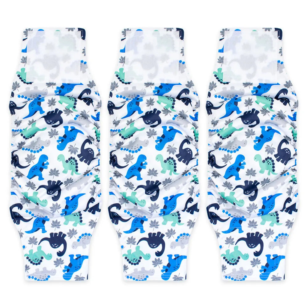 Male dog diaper in polyester, wrap style for male dogs, sizes S-XL, multiple colours.