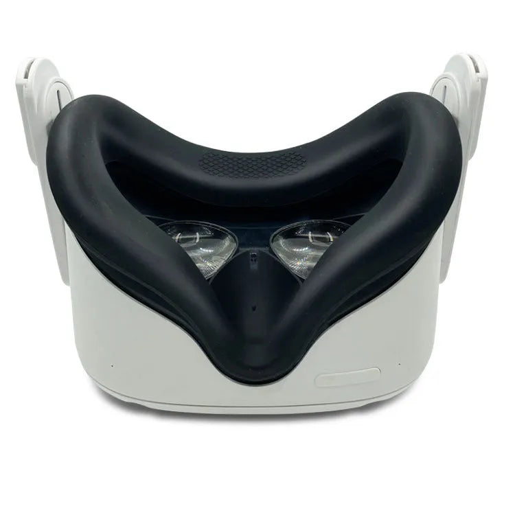 Black silicone glasses accessories set with protective cover, eye mask, and handles
