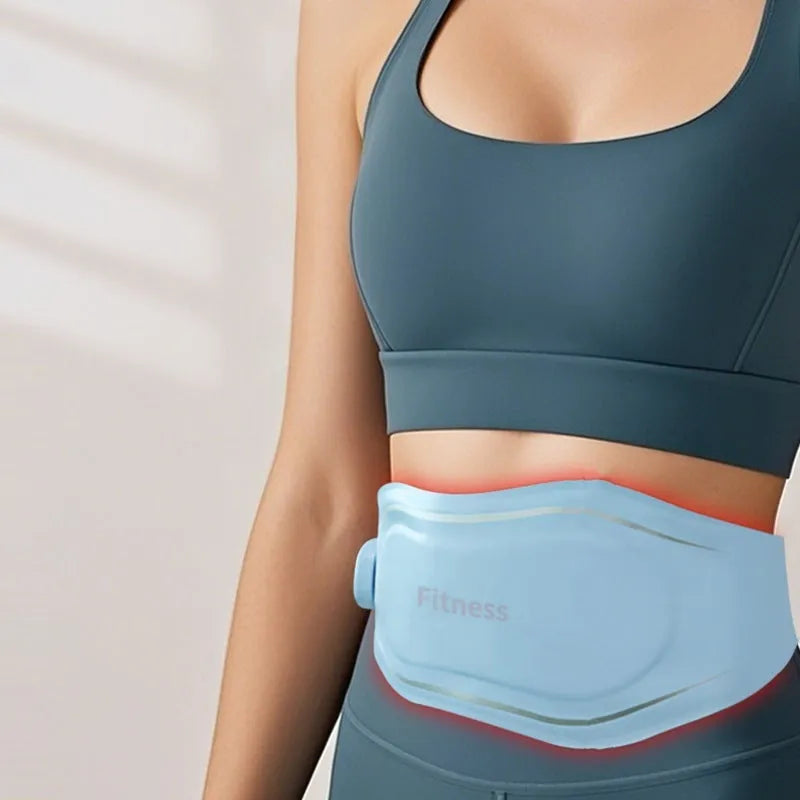 Azure rechargeable red light hot compress massage belt with remote control, ABS PVC, variable speed