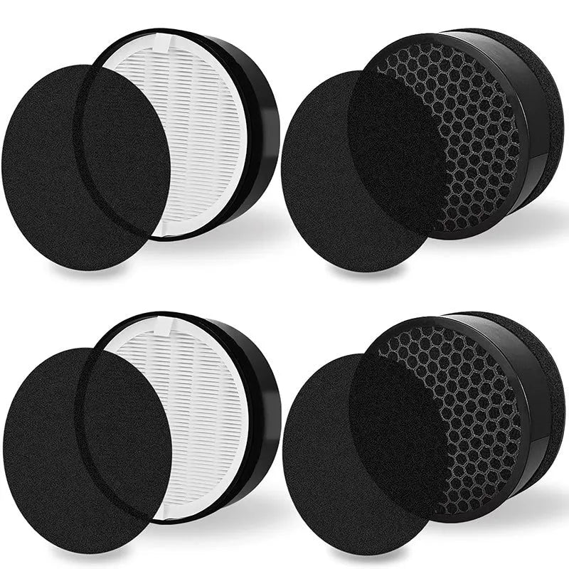 Levoit LV-H132 compatible air purifier pre-filter screen and filter cotton, 19cm square