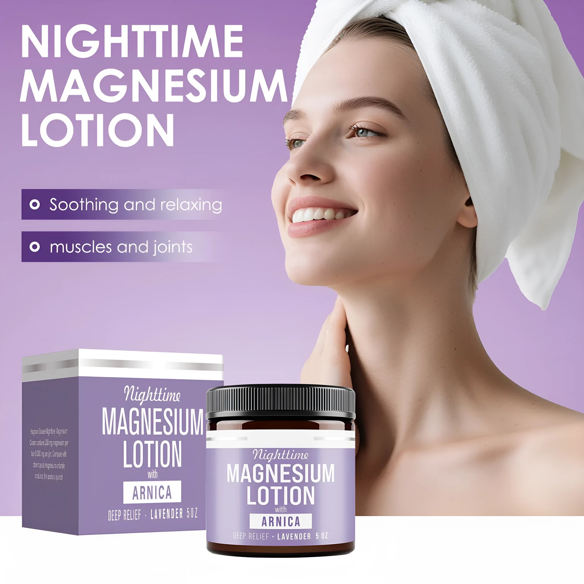 150ml tube of magnesium body butter cream with shea butter and grape seed oil.