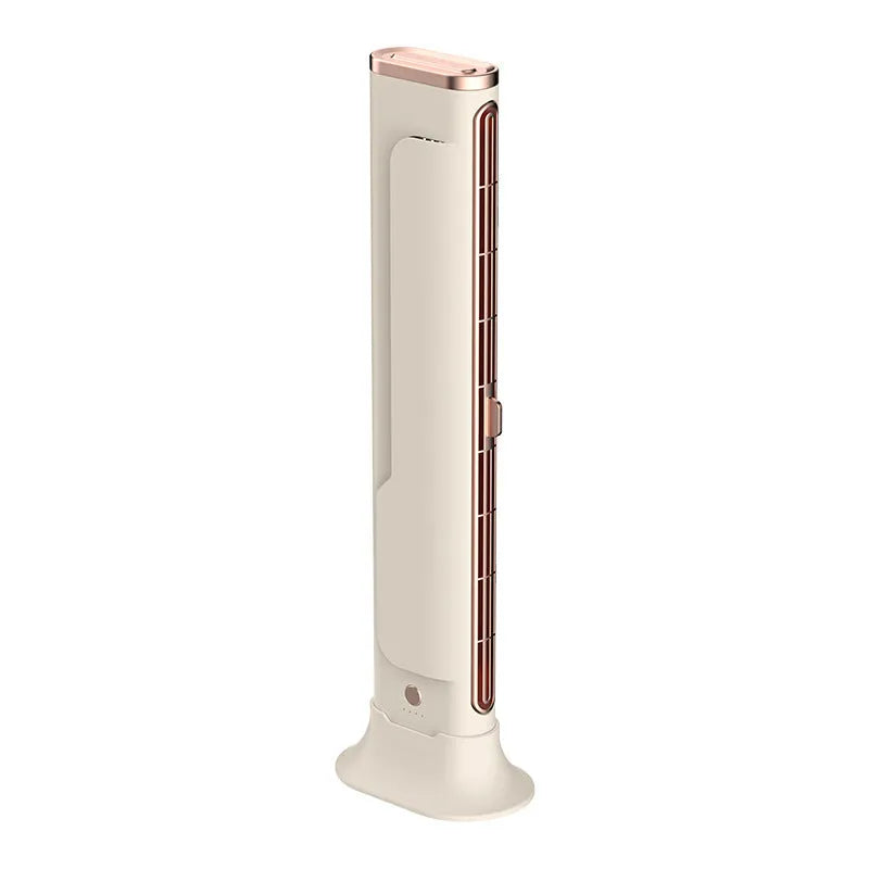Household stand dual-purpose floor fan with USB light and sound, 37x7cm, grey, three speed settings, battery operated