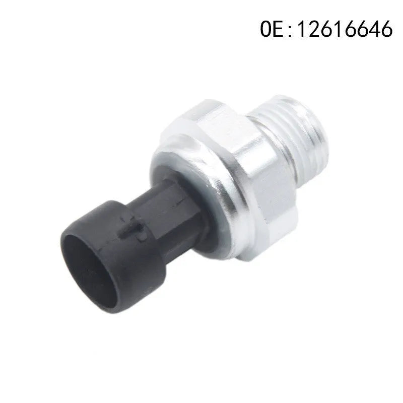 Silver metal fuel pressure sensor for automotive engine, OE numbers 12616646 12677836 D1846A.