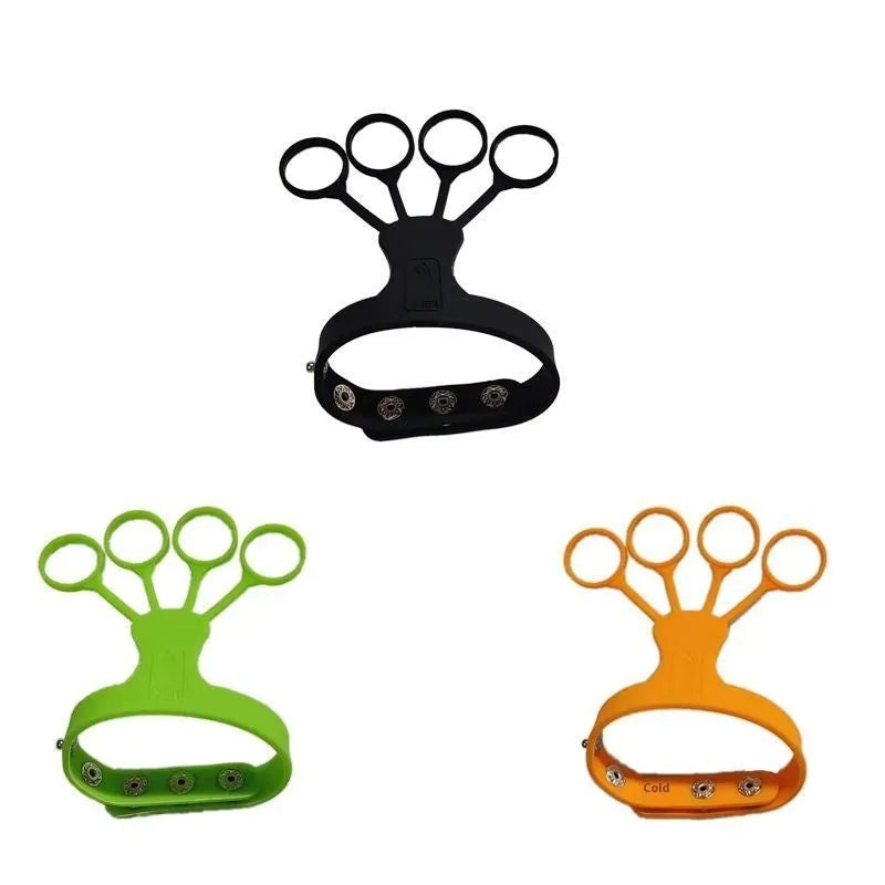 Basketball shooting training aid with five finger design for shooting practice and finger strengthening exercises