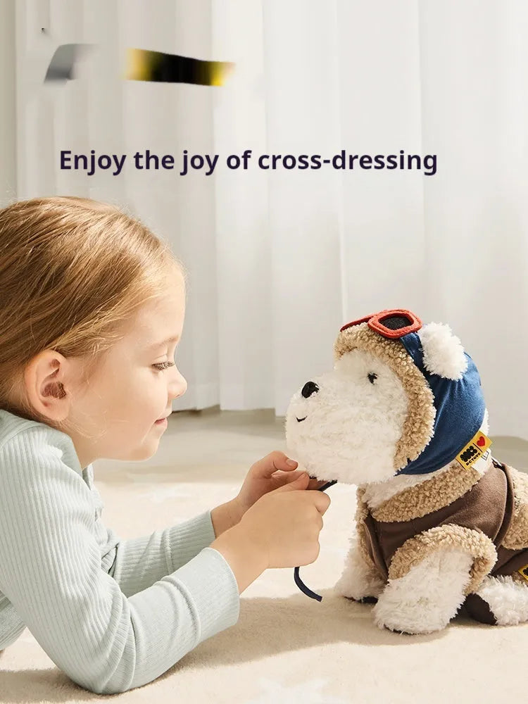 Babycare West Highland gift box set with plush toy puppy dog and two outfits for baby birthday present