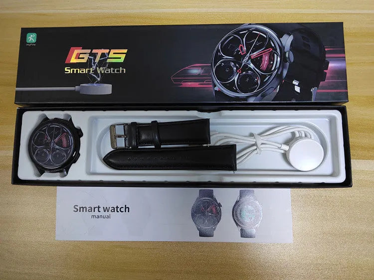 Bluetooth smart watch with heart rate blood pressure blood oxygen monitor 1.28 inch screen IP68 waterproof