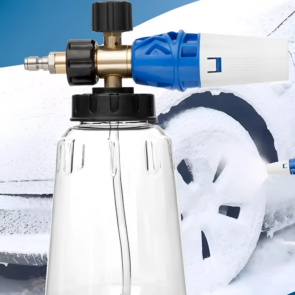 High pressure car wash PA pot 1 litre aluminium foam sprinkling can for pressure washers