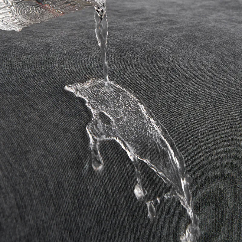 Waterproof chenille sofa cushion cover in dark gray, gray, coffee or yellow, sizes 70x70cm to 110x240cm