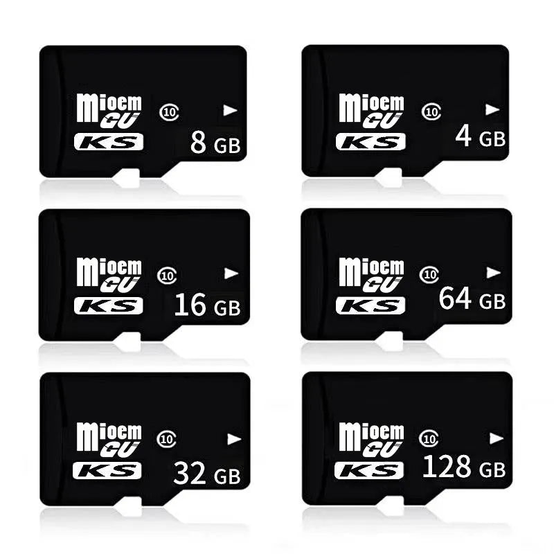 32GB C10 high-speed black TF memory card with 15x11x1mm dimensions