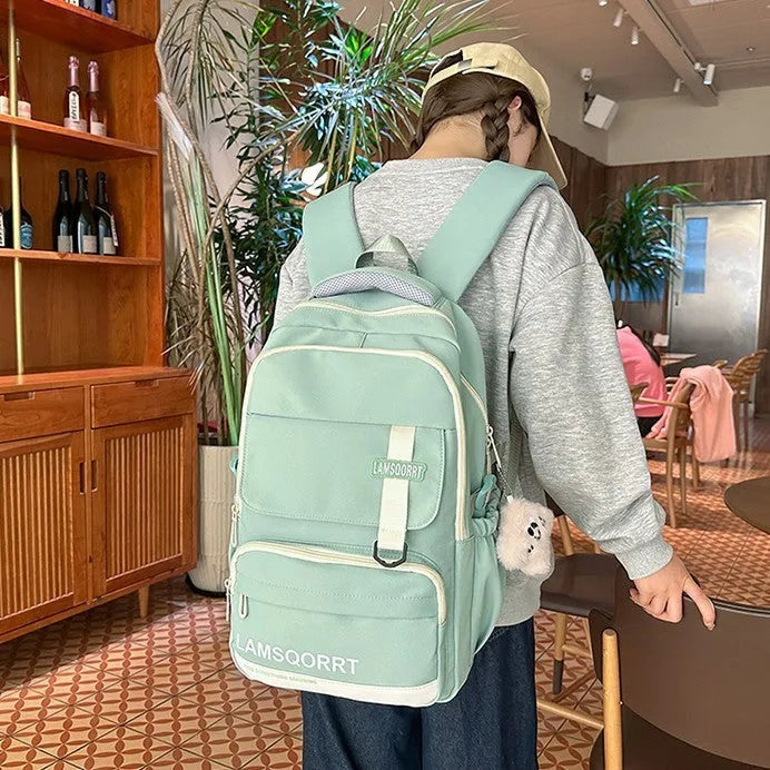 Waterproof nylon high school backpack in multiple colours with under 20L capacity