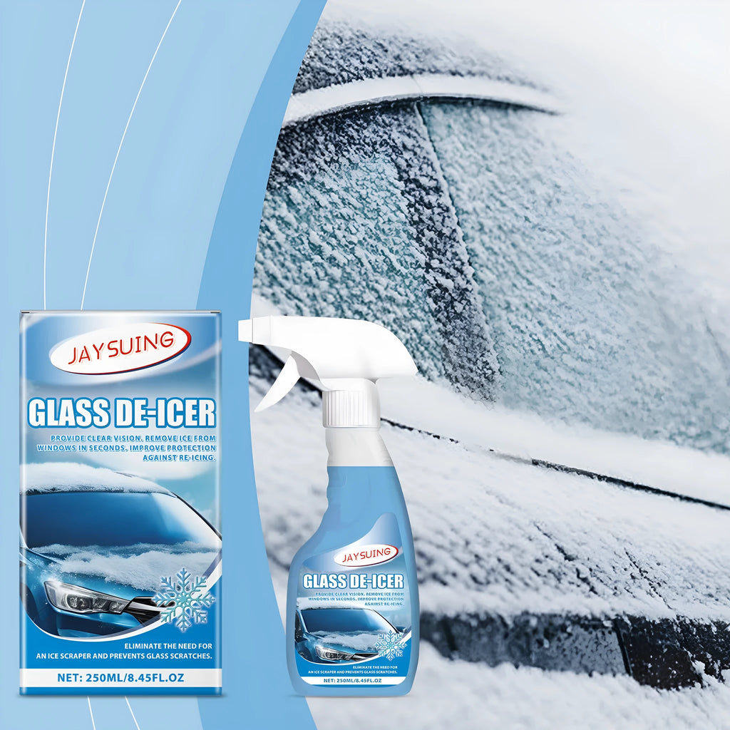 250ml windshield deicer car window ice melting spray with water and penetrant formula, 8.6 x 16.4cm