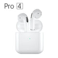 Sports Pro4 wireless Bluetooth in-ear headset in black or white colour.