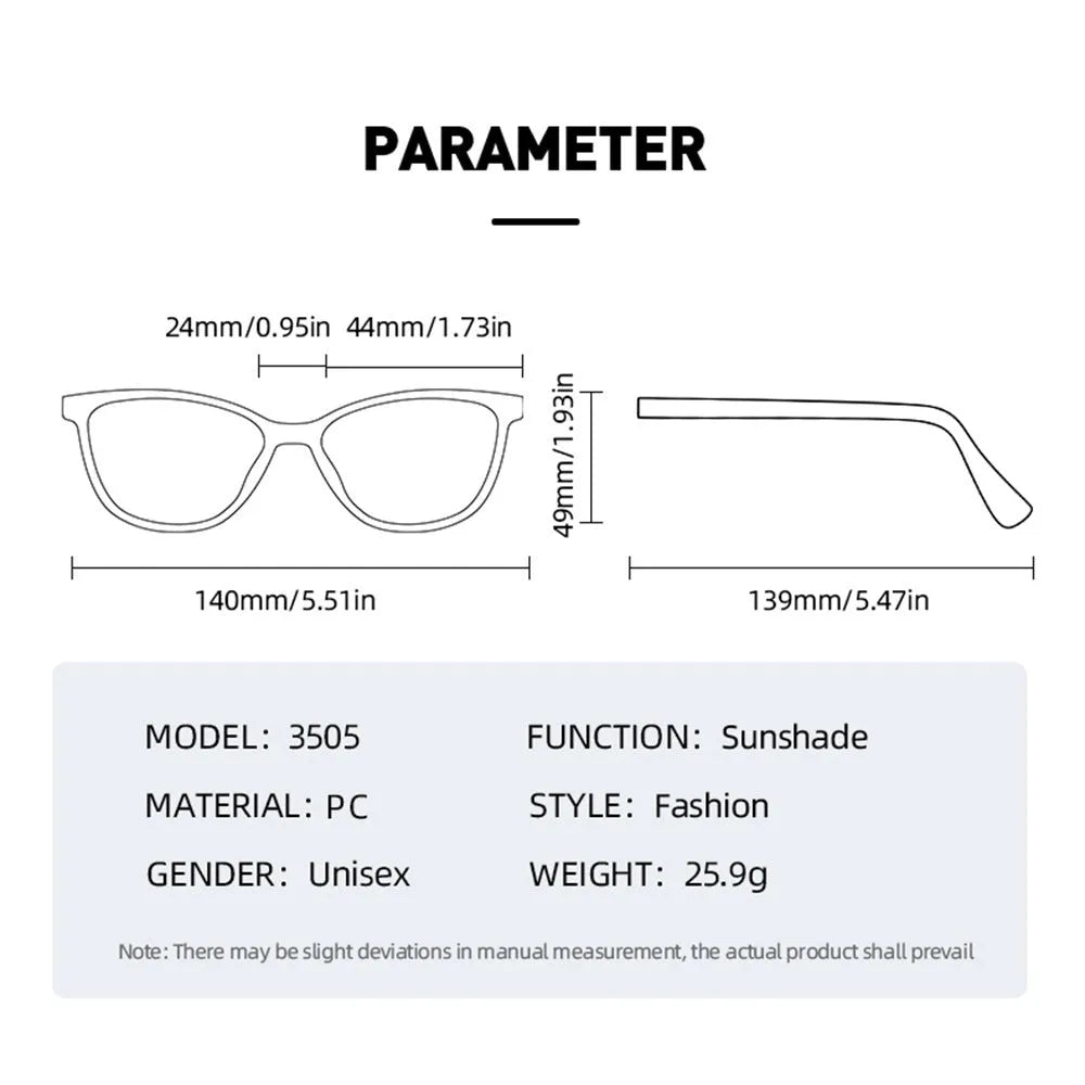 Round rim retro sunglasses with plastic frame and tinted UV400 lenses on a solid background.