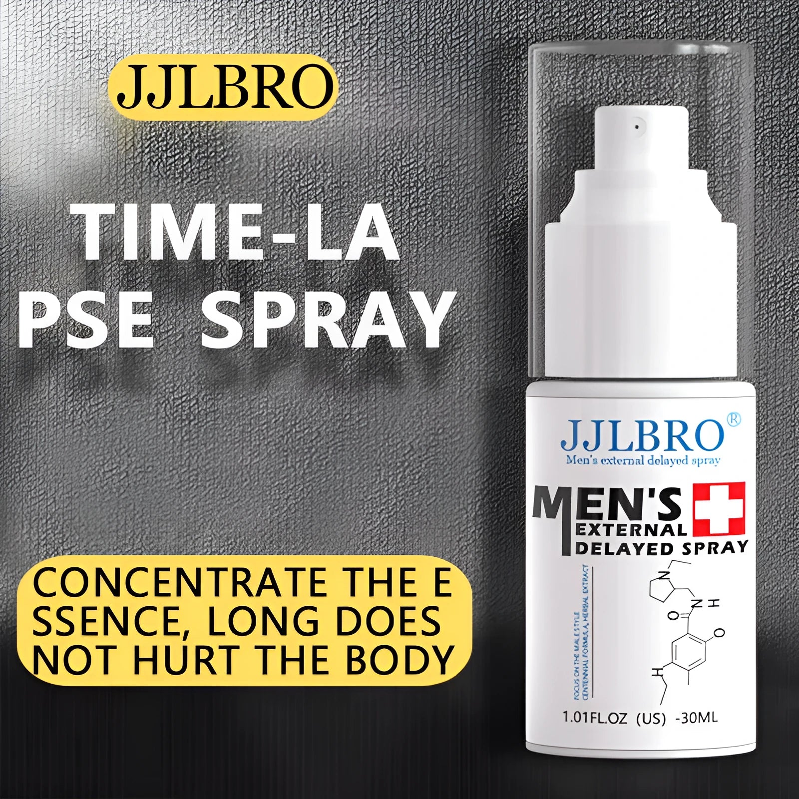 JJLBRO white delayed spray bottle 30ml plant extract intimacy enhancement product