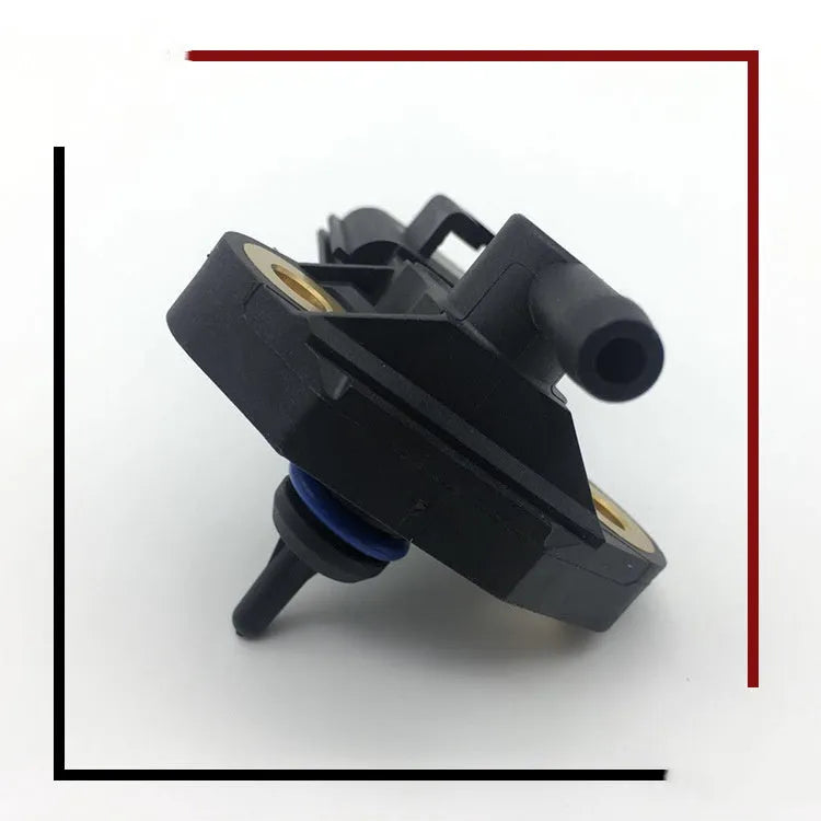 Black automotive intake manifold pressure sensor for Ford and Lincoln vehicles