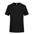 Mercerised plain weave modal short-sleeve round neck top in solid colour, pullover style