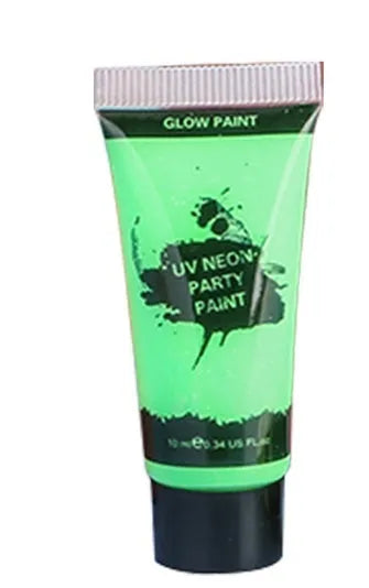25ml tube of neon face and body paint in safe non-toxic formula
