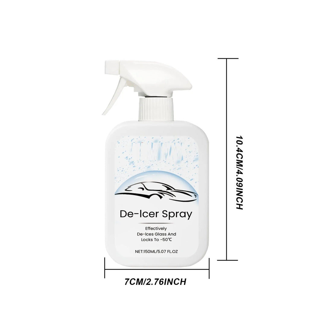 150ml car windshield defrost anti-icing spray bottle for winter snow removal and ice melting