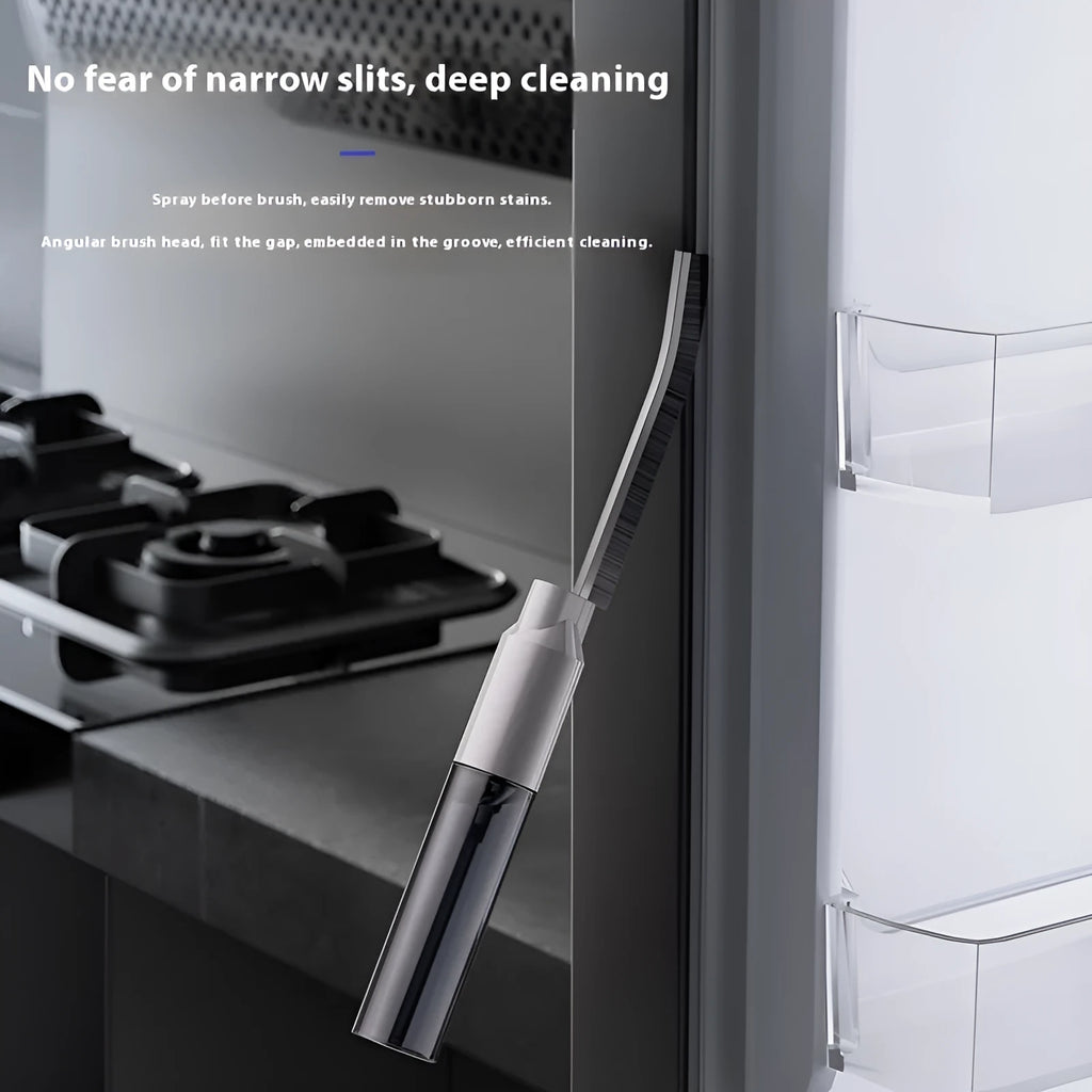 Cleaning ball gap brush with sprinkling can design plastic bathroom groove tool