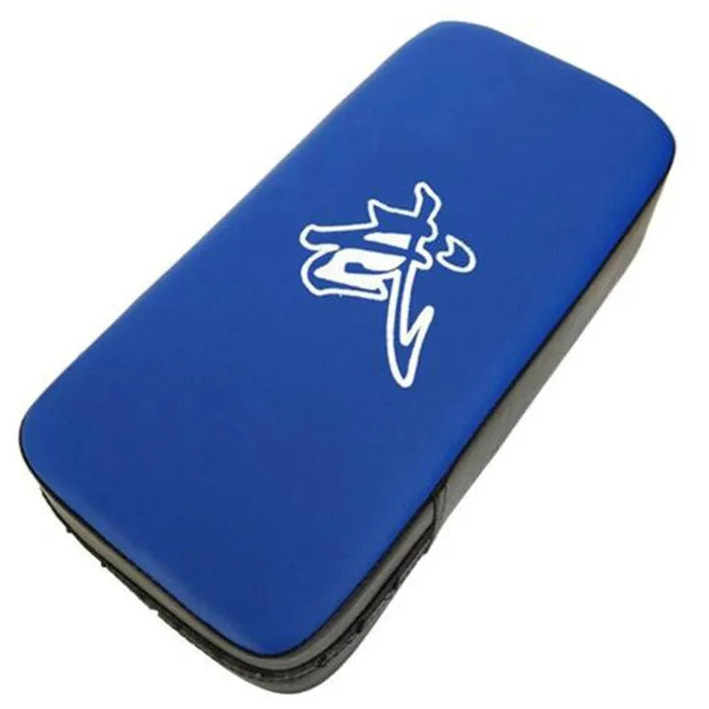 Blue vertical square foot sanda boxing training target made of thickened PU material