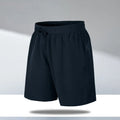 Men's loose fit ice silk beach shorts in various colours showing quick-drying polyester construction