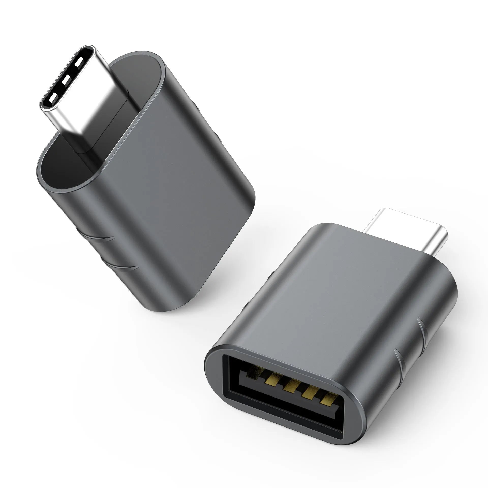 USB data transmission charging converter with zinc alloy shell in multiple colour options