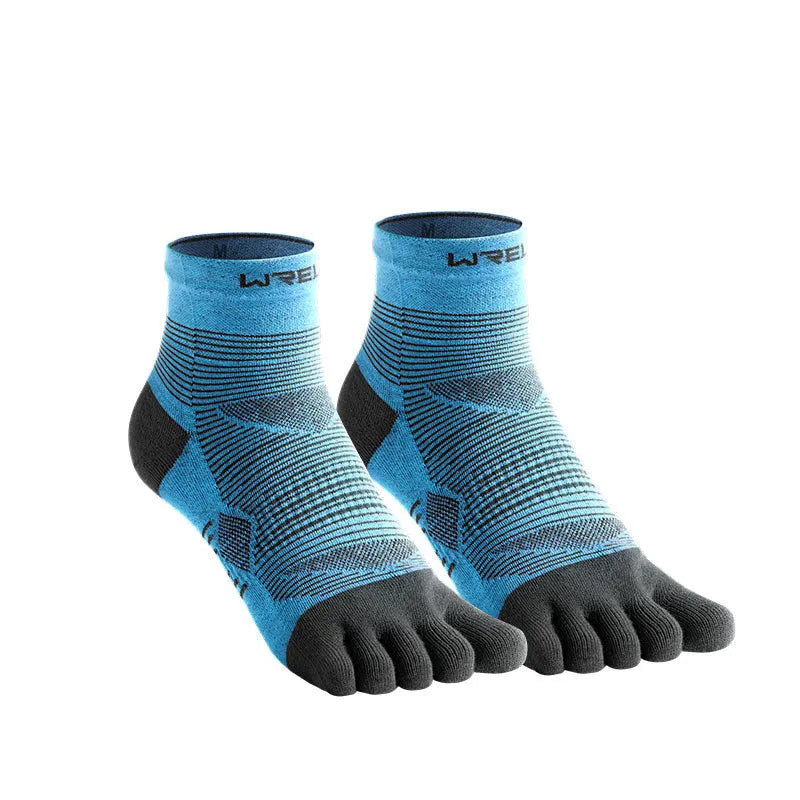 Coolmax professional sports toe socks in multiple colours with individual toe compartments