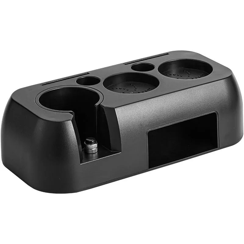 ABS coffee press holder in Sand Beige with universal 51-58mm fit for coffee baskets